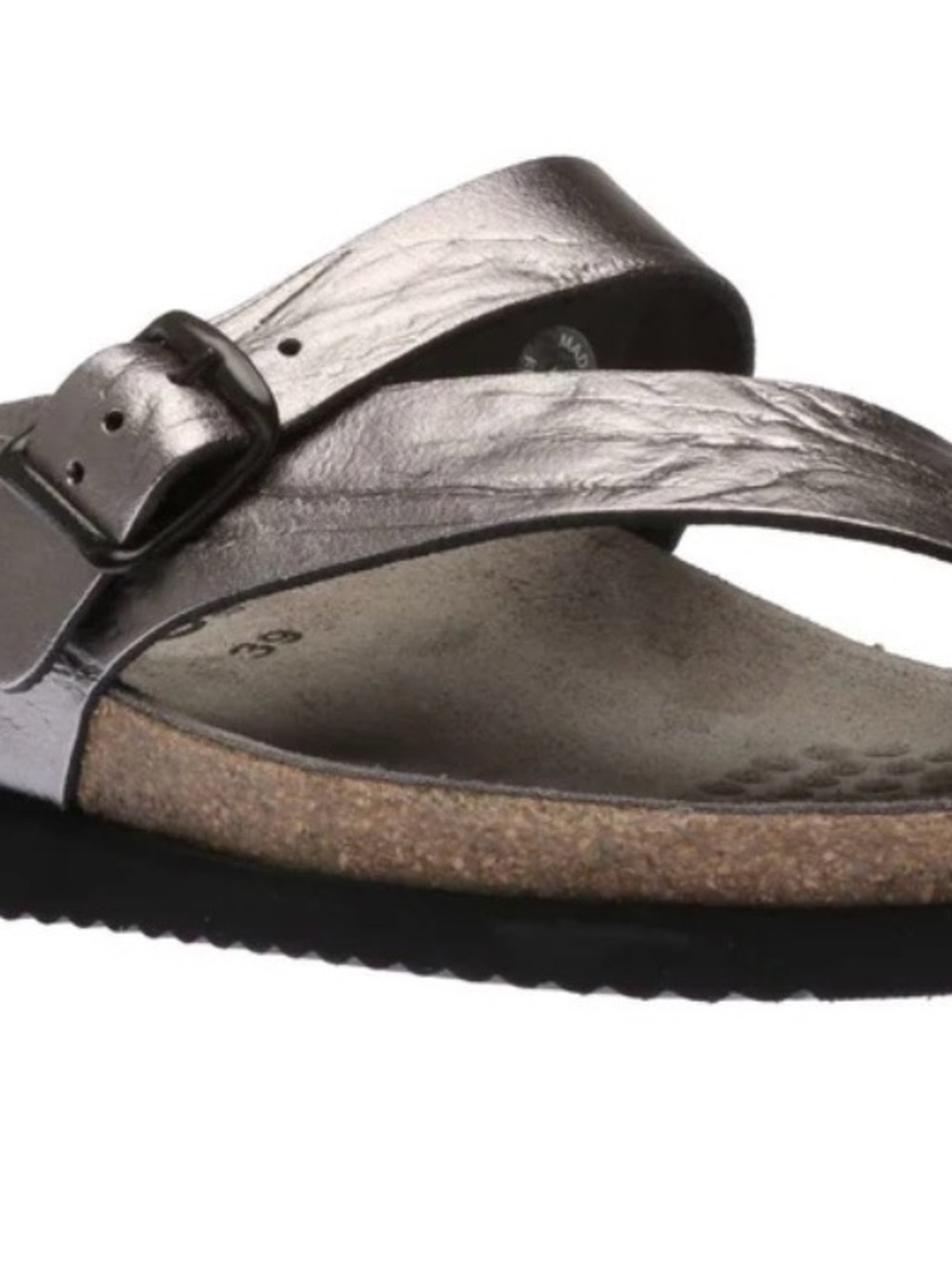 Mephisto Helen Toe Thong Sandals in Grey Etna Size 39